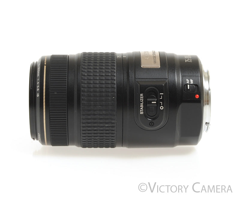 Canon EOS EF 75-300mm f4-5.6 IS Ultrasonic Telephoto Zoom Lens [EXC] - Victory Camera