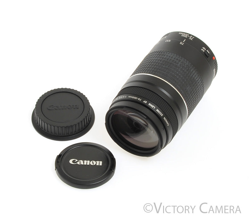 Canon EOS EF 75-300mm f4-5.6 III Telephoto Zoom Lens [MINT-] - Victory Camera