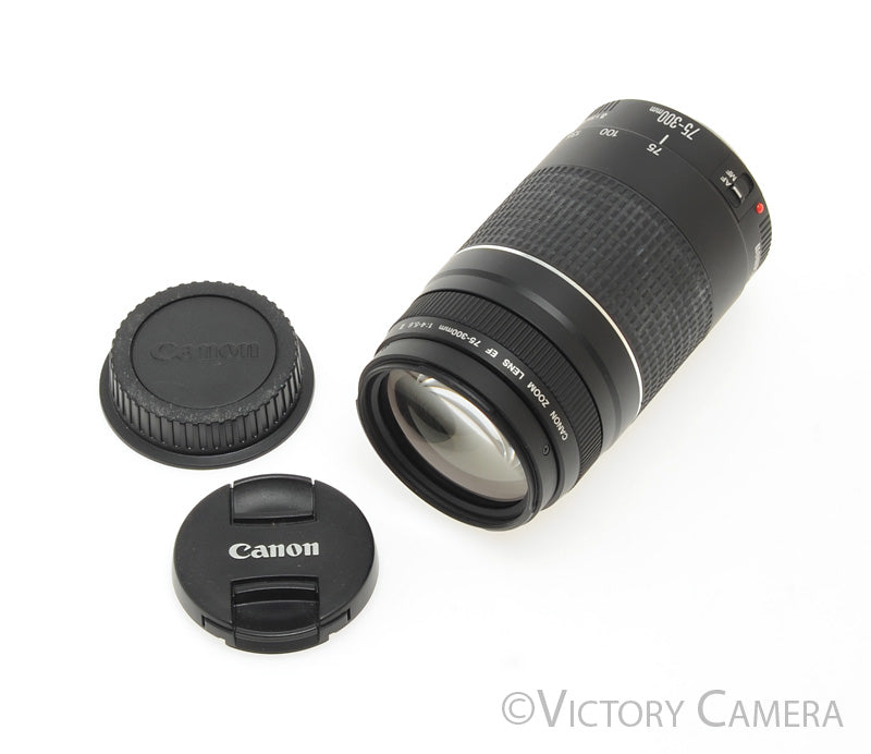 Canon EOS EF 75-300mm f4-5.6 III Telephoto Zoom Lens [MINT-] - Victory Camera