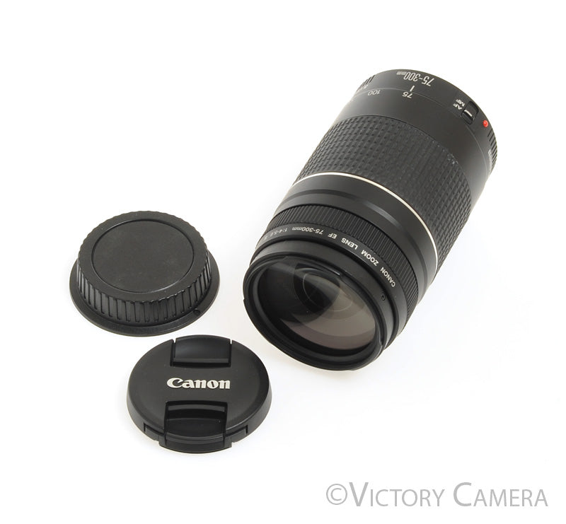 Canon EOS EF 75-300mm f4-5.6 III Telephoto Zoom Lens [EXC+] - Victory Camera