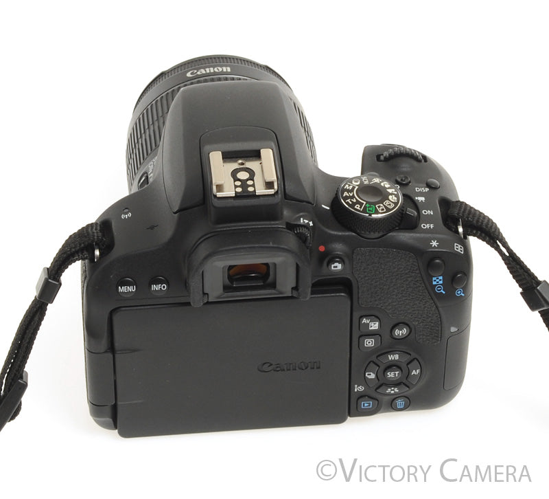 Canon EOS 800D Rebel T7i 24.2MP Digital SLR Camera w/ EF-s 18-55mm Lens [EX+] - Victory Camera