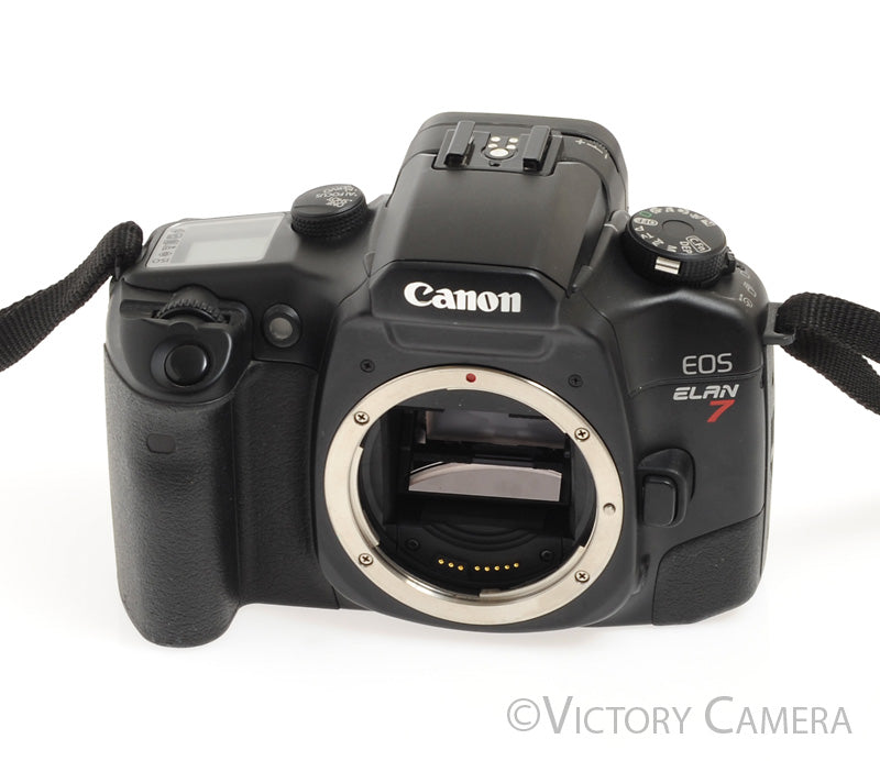 Canon EOS Elan 7 Auto Focus Auto Exposure 35mm Film Camera Body -Clean