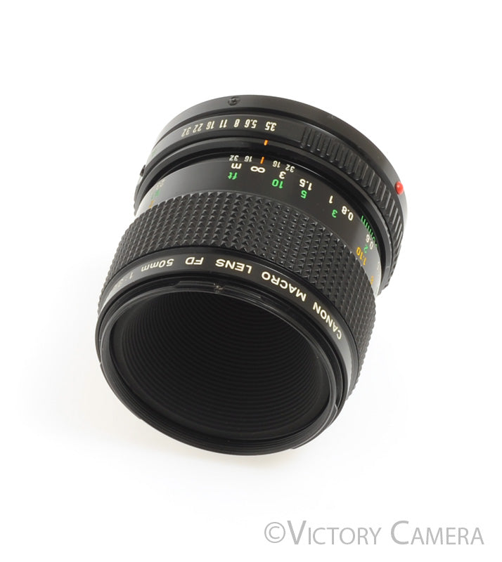 Canon FD 50mm f3.5 (late version) Macro Prime Lens [EXC+]