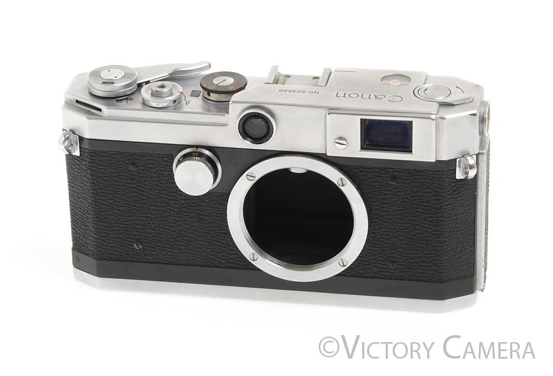 Canon Model L2 Chrome 35mm Rangefinder Camera Body  [EXC] - Victory Camera