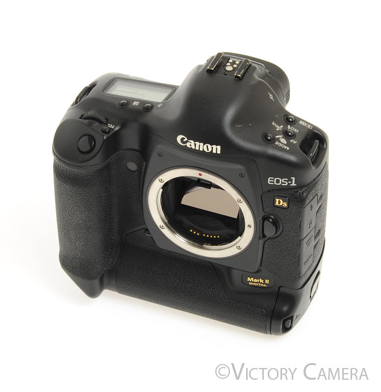 Canon EOS 1Ds Mark II (2) 16.7MP Digital SLR Body 2 Batteries Charger [EXC+] - Victory Camera