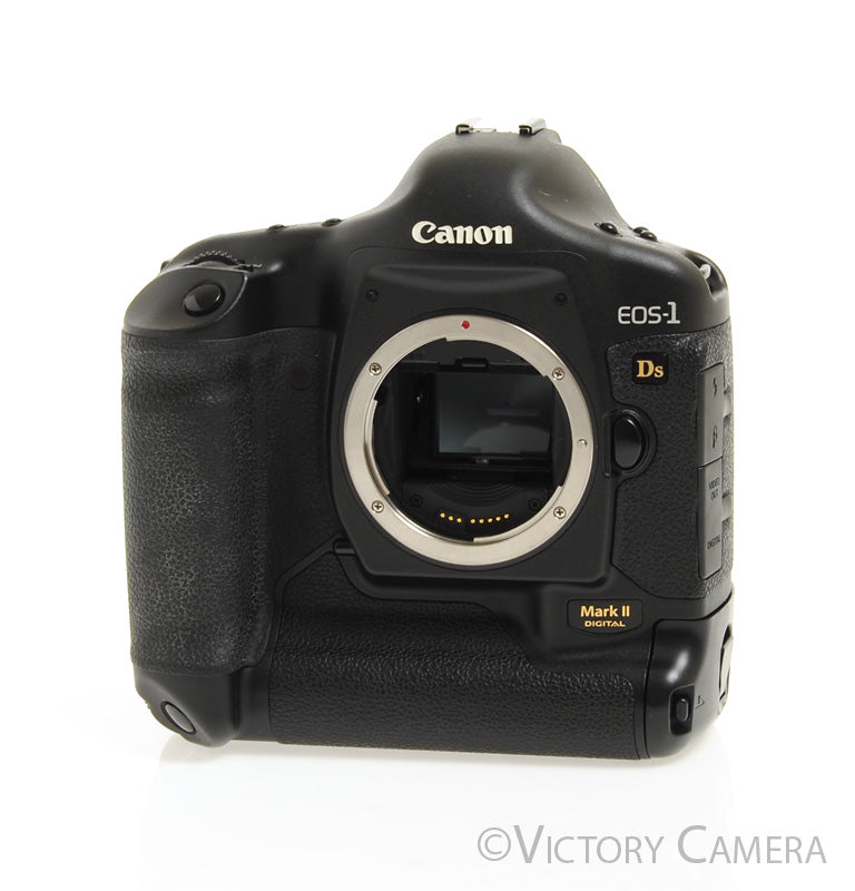 Canon EOS 1Ds Mark II (2) 16.7MP Digital SLR Body 2 Batteries Charger [EXC+] - Victory Camera