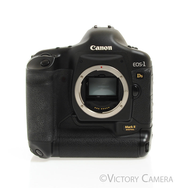 Canon EOS 1Ds Mark II (2) 16.7MP Digital SLR Body 2 Batteries Charger [EXC+] - Victory Camera