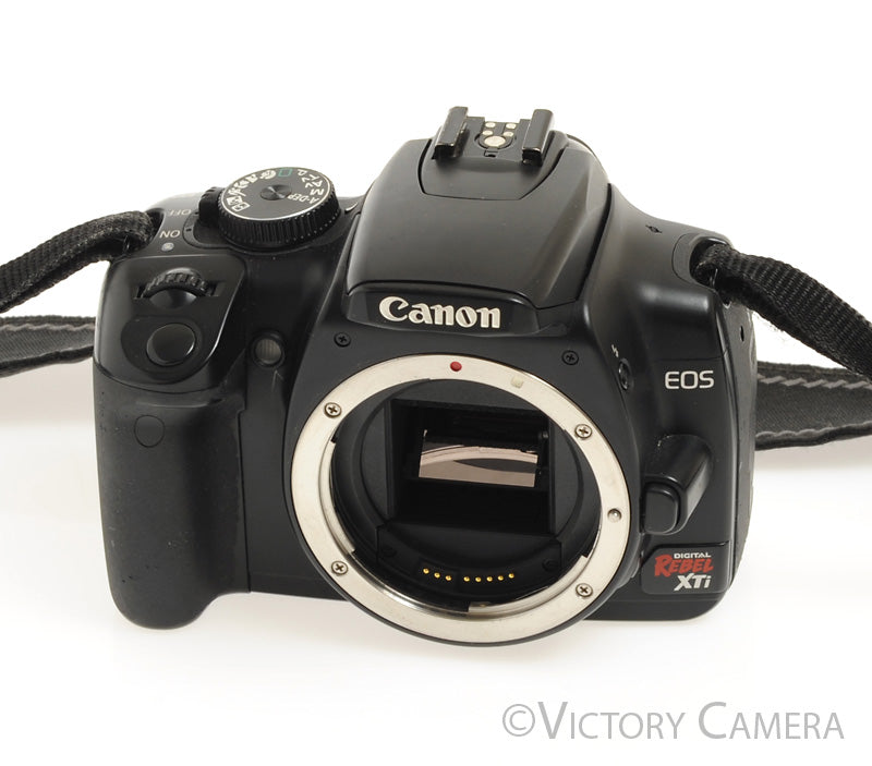 Canon Rebel XTi 10.1MP DSLR Camera Body w/ Charger [EXC] - Victory Camera