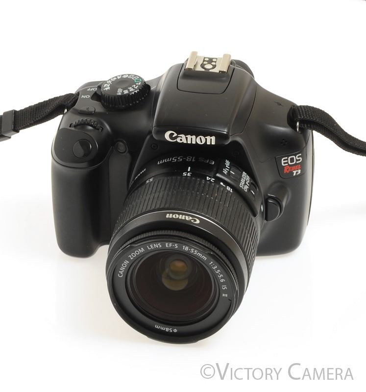 Canon EOS Rebel T3 12.2 MP DSLR Camera w/ 18-55mm f3.5-5.6 EFS Lens [EXC] - Victory Camera