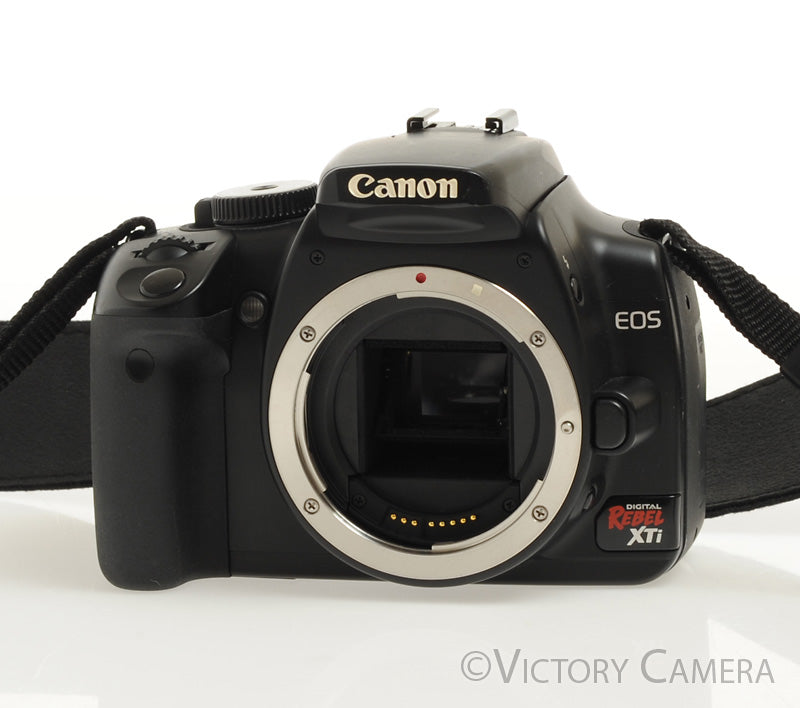 Canon Rebel XTi 10.1MP DSLR Camera Body w/ Charger  [EXC+] - Victory Camera