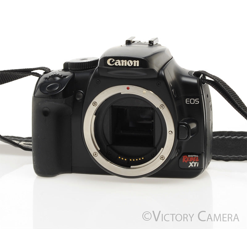 Canon Rebel XTi 10.1MP DSLR Camera Body w/ Charger [EXC]