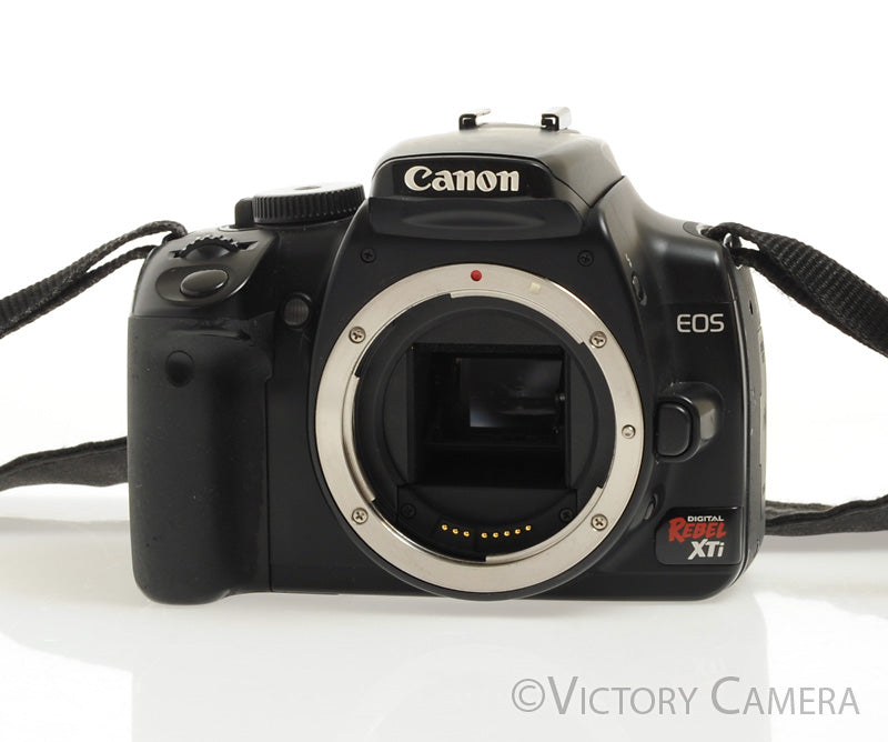 Canon Rebel XTi 10.1MP DSLR Camera Body w/ Charger [EXC] - Victory Camera