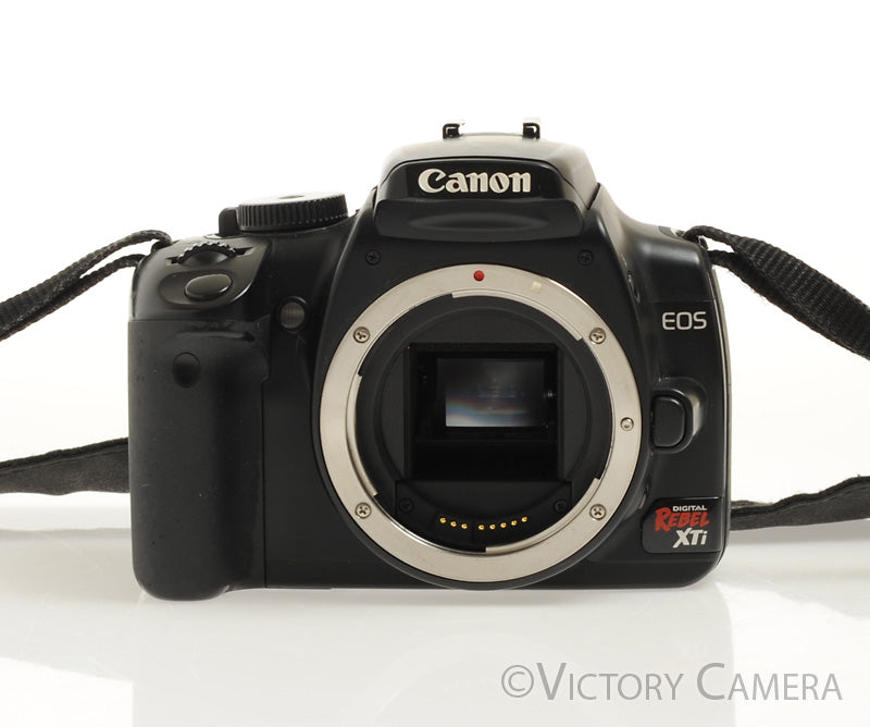 Canon Rebel XTi 10.1MP DSLR Camera Body w/ Charger [EXC] - Victory Camera