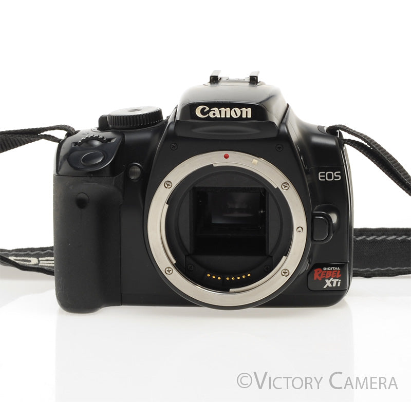 Canon Rebel XTi 10.1MP DSLR Camera Body w/ Charger [EXC]