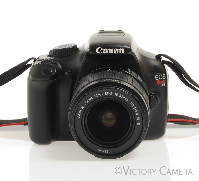 Canon EOS Rebel T3 12.2 MP DSLR Camera w/ 18-55mm f3.5-5.6 EFS Lens [EXC] - Victory Camera