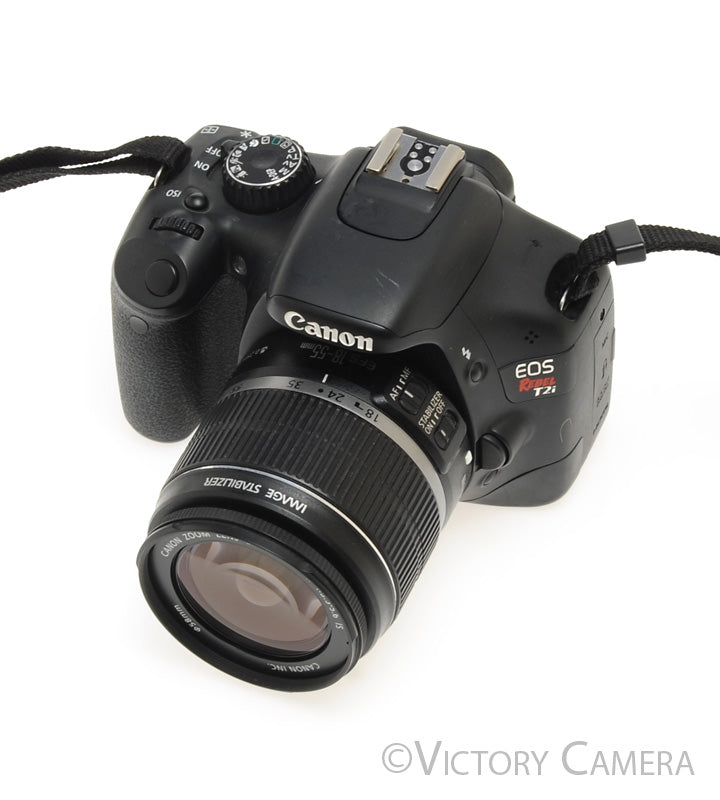 Canon EOS Rebel T2i 18MP DSLR w/ EF-S 18-55mm F3.5-5.6 Lens [EXC+]