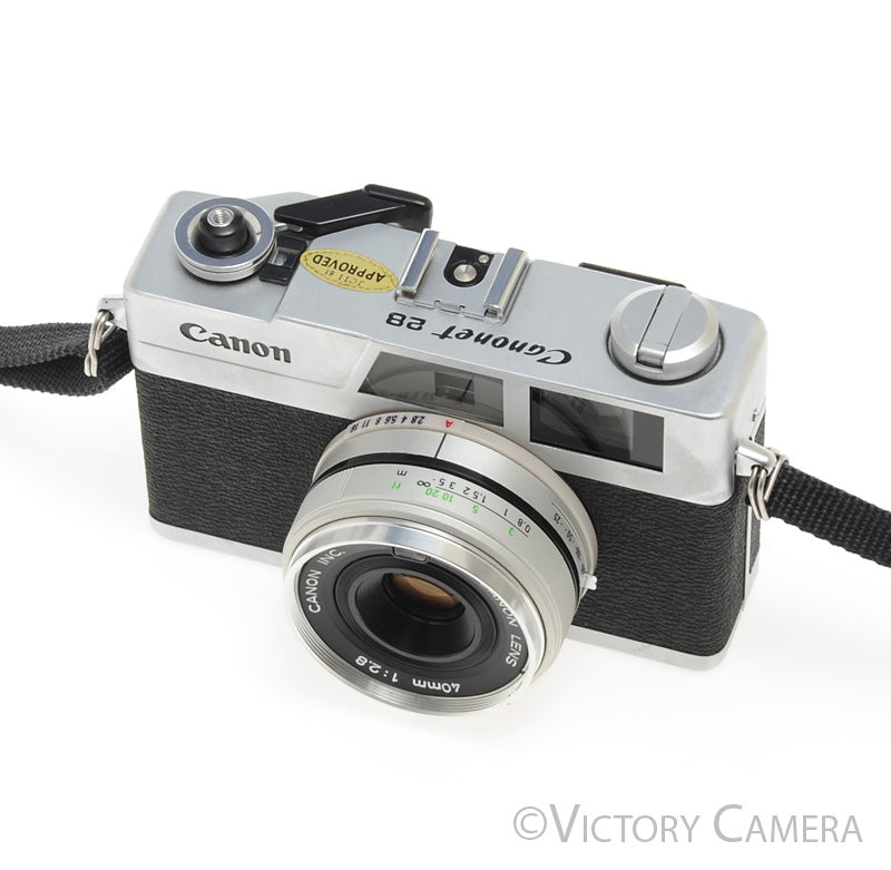 Canon Canonet 28 35mm Rangefinder Camera w/ 40mm f2.8 Lens -New Seals- [EXC-]