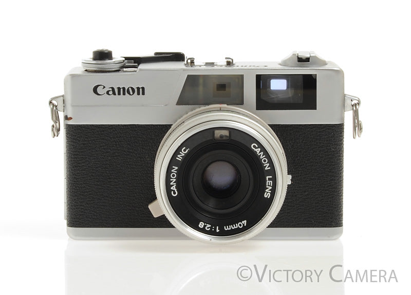 Canon Canonet 28 35mm Rangefinder Camera w/ 40mm f2.8 Lens -New Seals- - Victory Camera