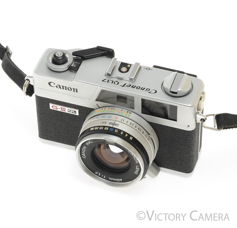 Canonet QL17 QL-17 GIII Rangefinder Camera -New Seals- [EXC+]