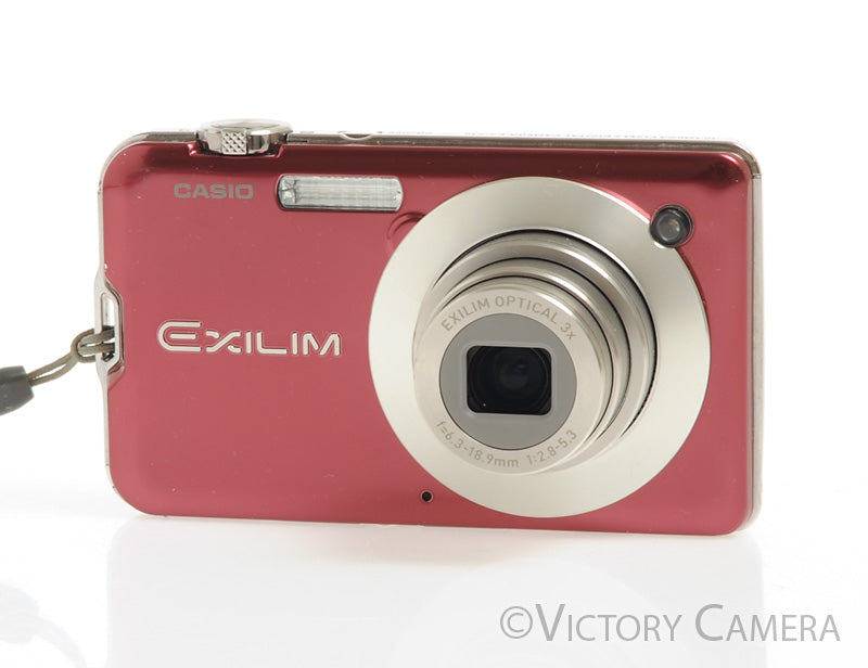 Casio EXILM EX-S10 Red 10.1MP Digital Point &amp; Shoot Camera [EXC-] - Victory Camera