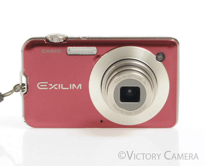 Casio EXILM EX-S10 Red 10.1MP Digital Point &amp; Shoot Camera [EXC-] - Victory Camera