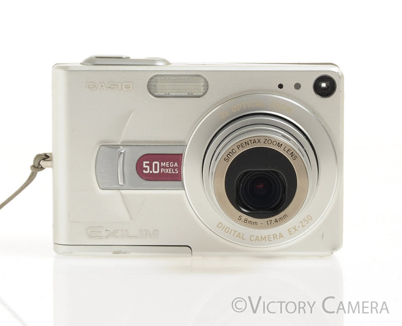 Casio EXILM EX-Z50 Silver 5MP Digital Point &amp; Shoot Camera [EXC-] - Victory Camera