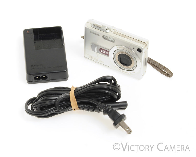 Casio EXILM EX-Z50 Silver 5MP Digital Point &amp; Shoot Camera [EXC-] - Victory Camera