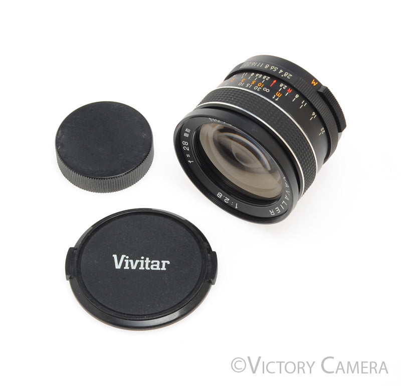 Cavalier 28mm f2.8 Wide Angle Lens for Pentax M42 [EXC+] - Victory Camera