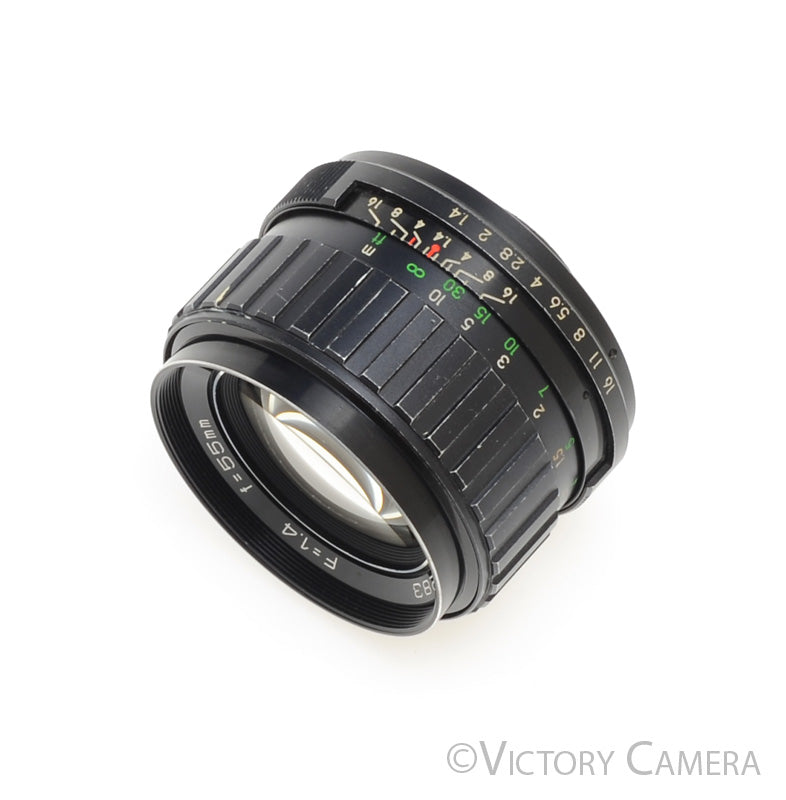 Cavalier 55mm f1.4 Fast Prime Lens for Pentax M42 Screw Mount [EXC] - Victory Camera