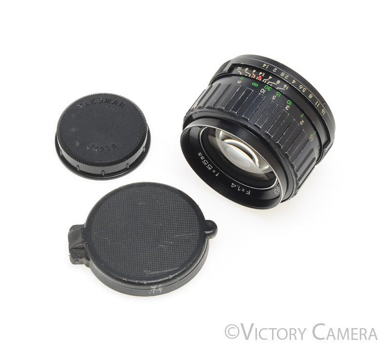 Cavalier 55mm f1.4 Fast Prime Lens for Pentax M42 Screw Mount [EXC] - Victory Camera