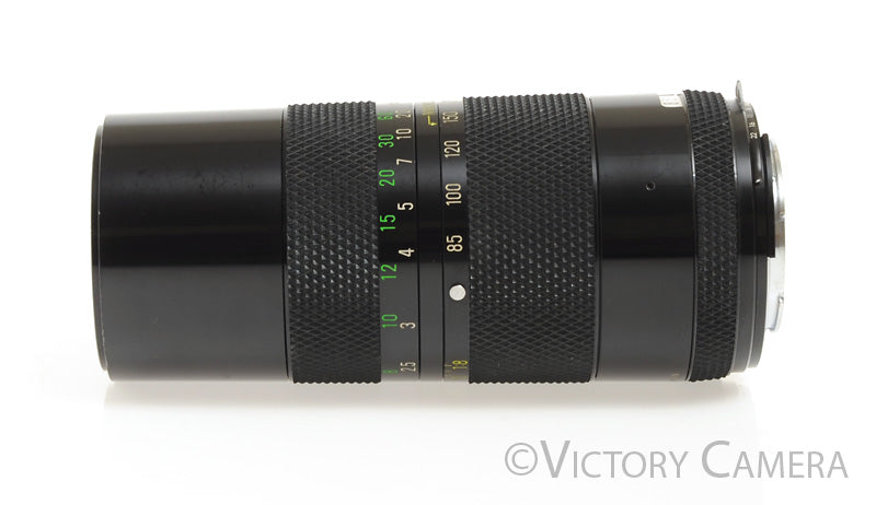 Chinon 85-210mm f4.5 Multi Coated Telephoto Zoom Lens for Nikon AI [EXC+] - Victory Camera