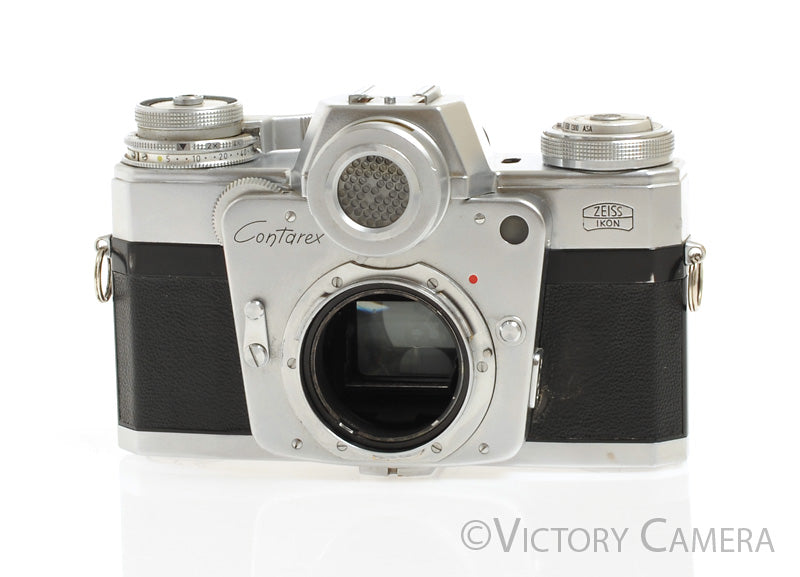 Zeiss Ikon Contarex "Bullseye" 35mm SLR Film Camera -Needs CLA- [AS-IS] - Victory Camera