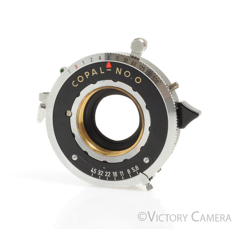 Copal #0 No. 0 Shutter f5.6 Scale (only) for 4x5 Large Format [EXC+] - Victory Camera