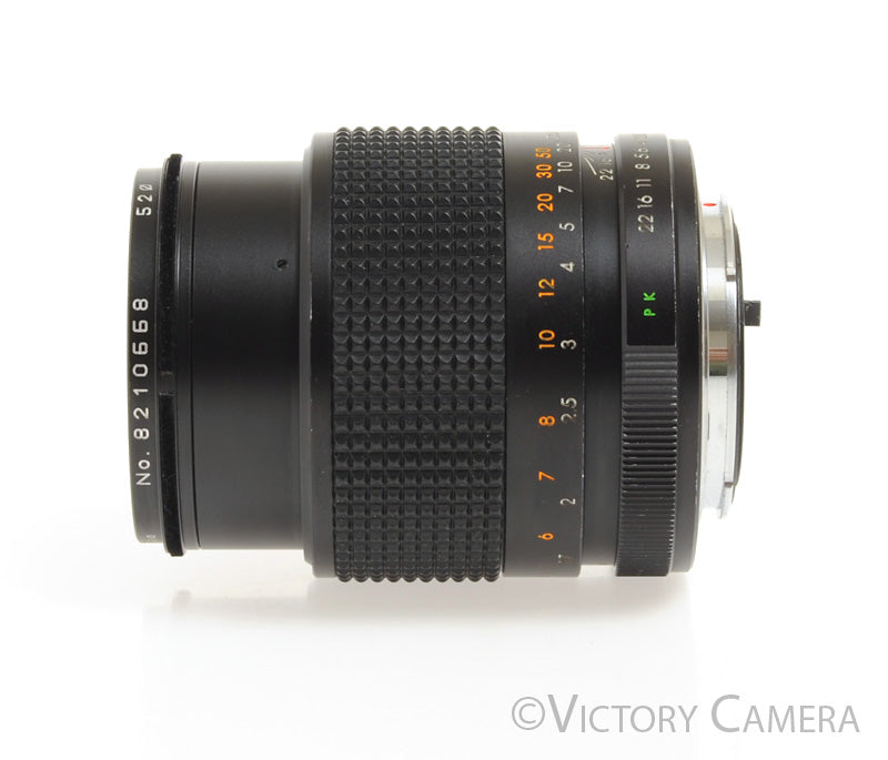 Deitz MC 135mm f2.8 Pentax K Mount Lens [EXC]