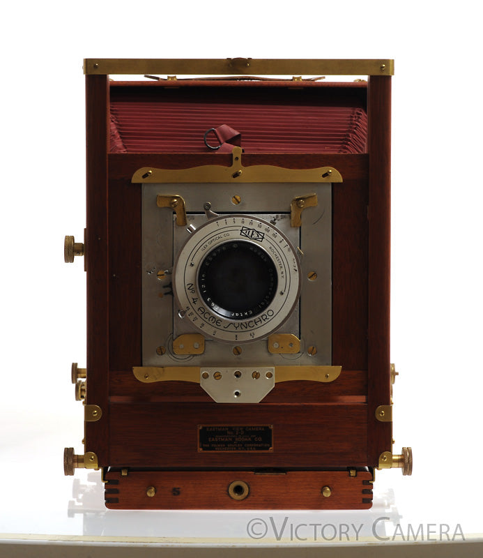 Eastman Kodak 8x10 View Camera No.2D w/ Ektar 12&quot; f6.3, 5x7 Reducing Back, Case [EXC+] - Victory Camera