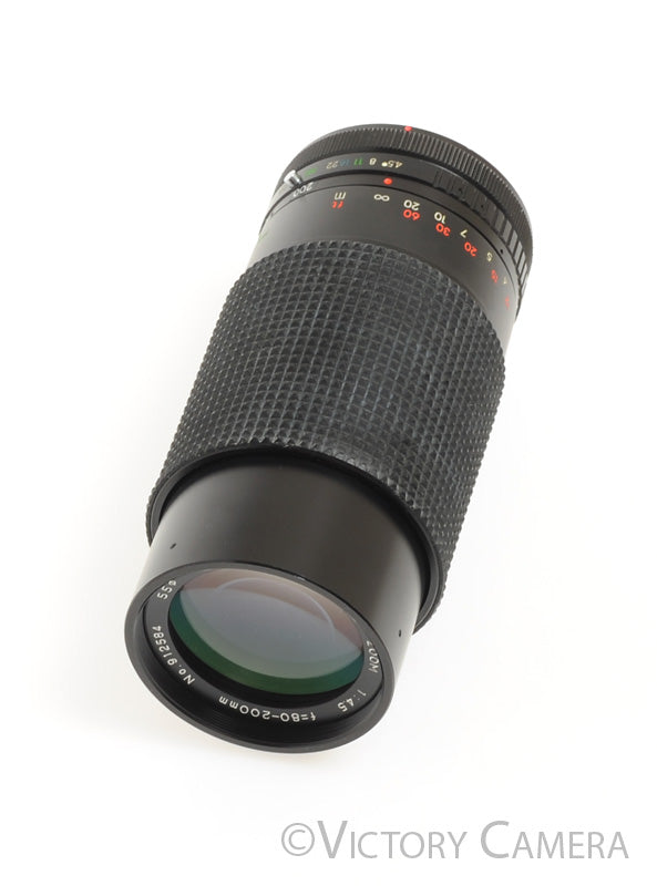 Focal MC Auto 80-200mm f4.5 Telephoto Zoom Lens for Canon FD [EXC+]