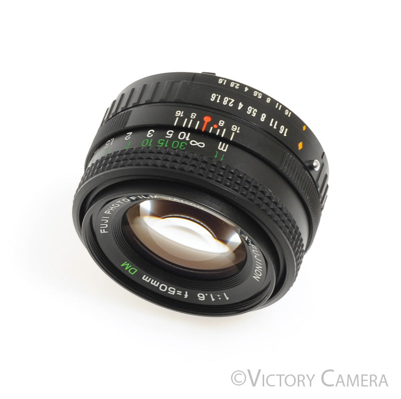 Fuji X-Fujinon 50mm f1.6 DM Fast Prime Lens for Fuji 35mm SLR [EXC+]