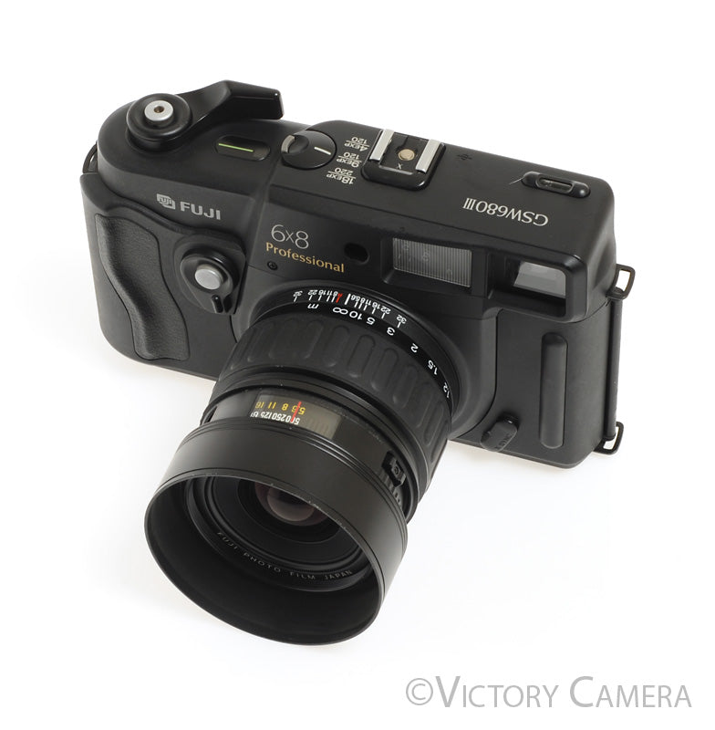 Fuji GSW680III 6x8 Medium Format Rangefinder Camera w/ 65mm f5.6 Lens [EXC+] - Victory Camera