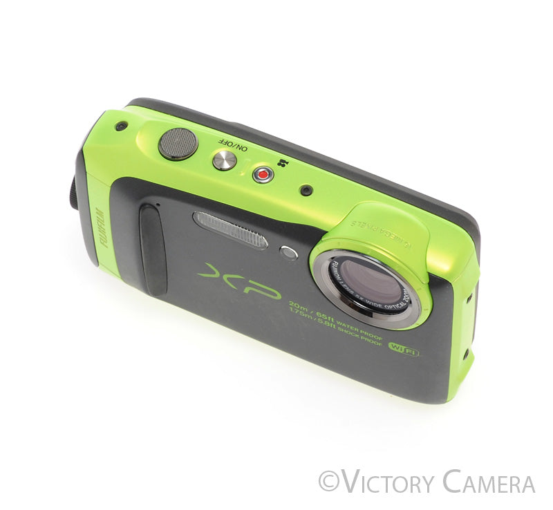 Fuji Fujifilm XP120 16MP Green Waterproof Digital Point &amp; Shoot Camera [EXC] - Victory Camera