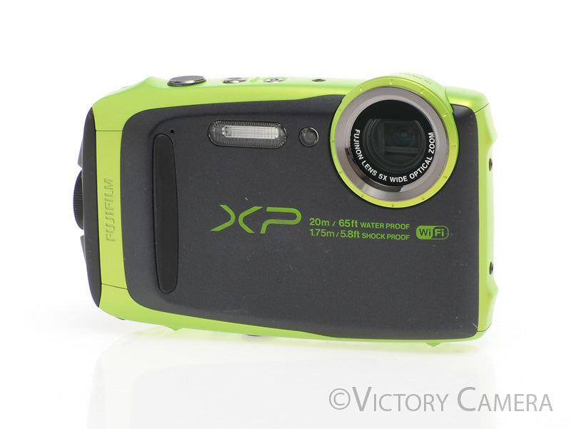 Fuji Fujifilm XP120 16MP Green Waterproof Digital Point &amp; Shoot Camera [EXC] - Victory Camera