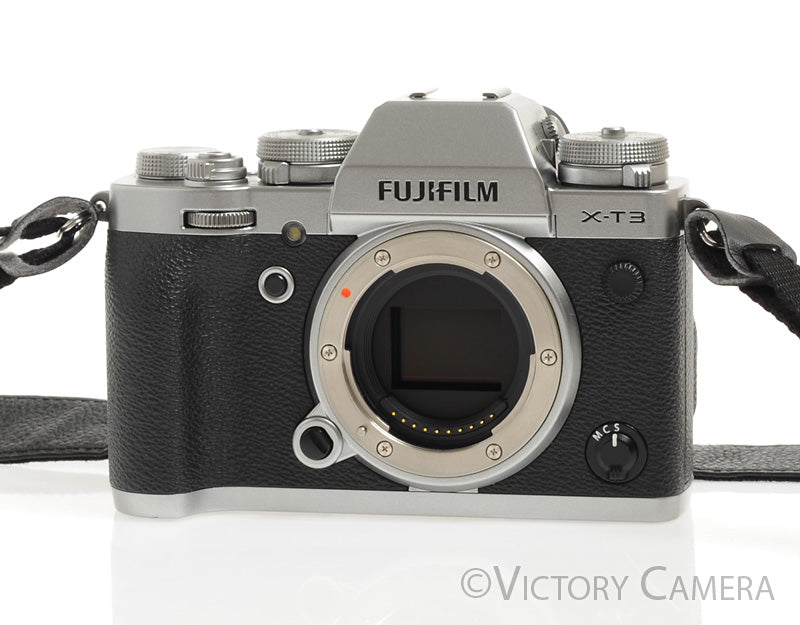 FUJI Fujifilm X-T3 XT3 26.1MP Chrome Mirrorless Camera Body -Clean-