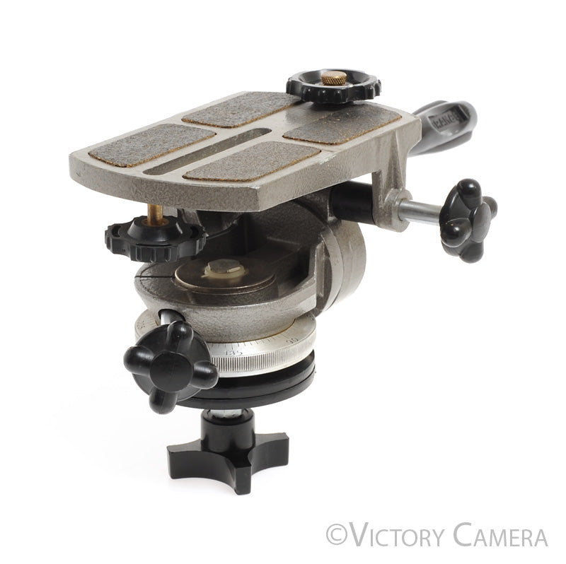 Gitzo PL5 Heavy Duty Low Profile Pan Tilt Tripod Head for Large Format Camera [EXC-] - Victory Camera