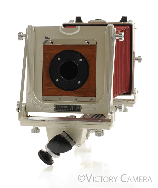 Graflex Graphic View 4x5 Large Format Rail Camera w/ #0 Lens Board  [GOOD] - Victory Camera