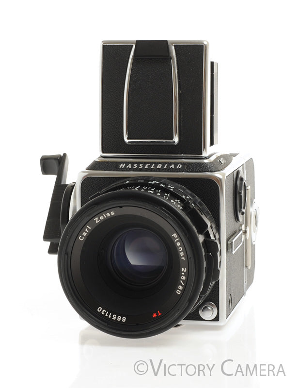 Hasselblad 503CW Chrome Camera w/ 80mm f2.8 CB T* Lens A12 Back [EXC+] - Victory Camera