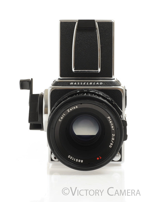 Hasselblad 503CW Chrome Camera w/ 80mm f2.8 CB T* Lens A12 Back [EXC+] - Victory Camera