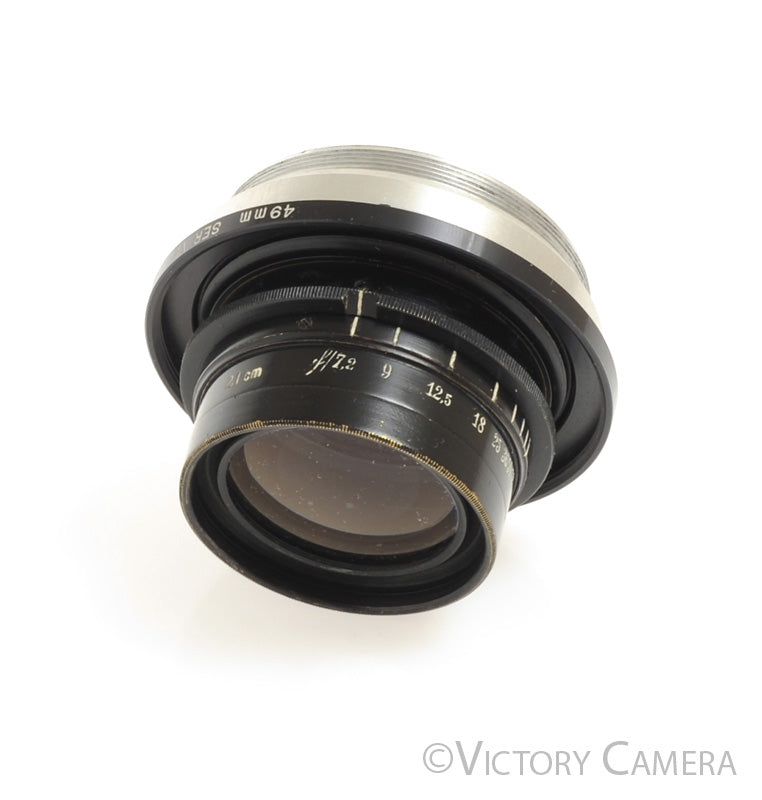 Hugo Meyer Gorlitz 21cm f7.2 Mystery 4x5 Enlarging Lens [Good] - Victory Camera