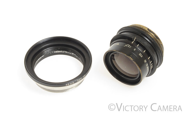 Hugo Meyer Gorlitz 21cm f7.2 Mystery 4x5 Enlarging Lens [Good] - Victory Camera