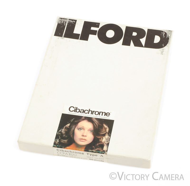 Ilford Cibachrome CCP-A 182U 8x10 Paper 50 Sheets Sealed, Cold Stored [AS-IS] - Victory Camera