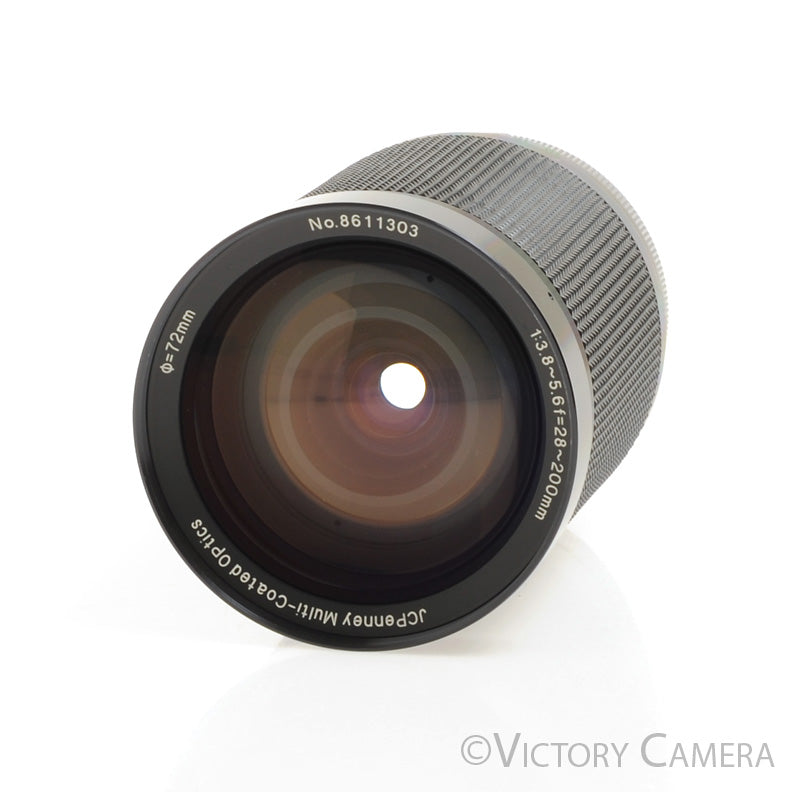 JCPenney Multi-Coated 28-200mm f3.8-5.6 Zoom Lens for Minolta  [EXC+] - Victory Camera