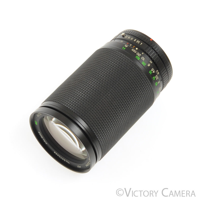 Kalimar MC 60-300mm f4-5.6 Telephoto Macro Zoom Lens for Canon FD [EXC+] - Victory Camera